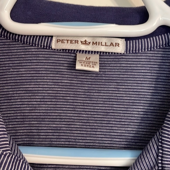 Peter Millar 100% cotton short sleeve golf polo men’s Medium - Picture 2 of 5